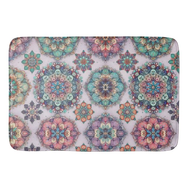 Not Your Ordinary Snowflakes Bath Mat (Front)