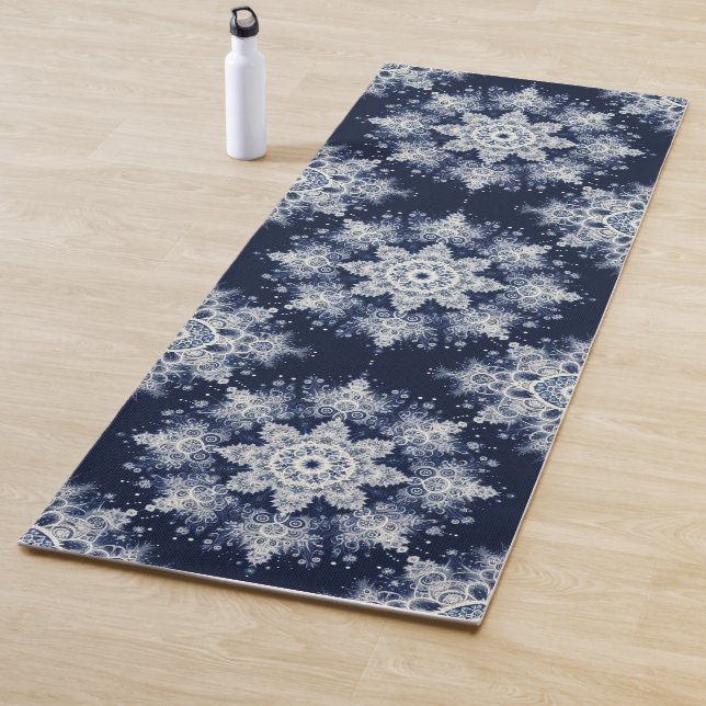 Not Your Ordinary Snowflakes III Yoga Mat (In Situ)
