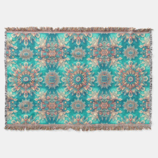 Not Your Ordinary Snowflakes V Throw Blanket