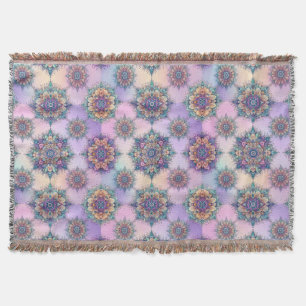 Not Your Ordinary Snowflakes VI Throw Blanket