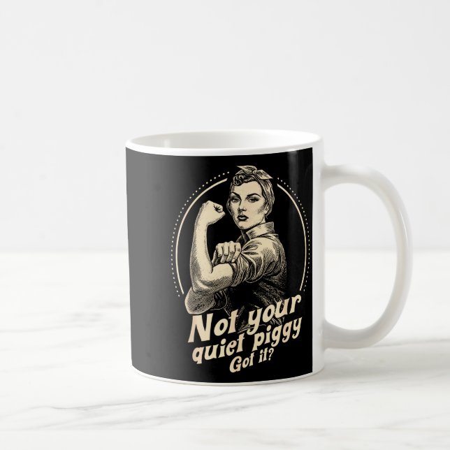 Not Your Quiet Ggy Protest Women  Coffee Mug (Right)