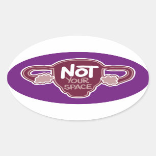 Not Your Space Sticker
