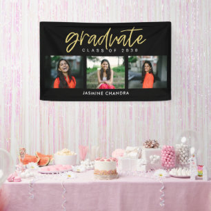 Notably Cool EDITABLE COLOR Graduation Banner