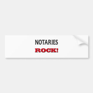 Notaries Rock Bumper Sticker