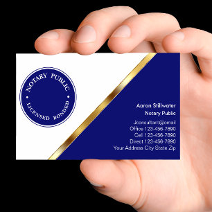 Notary Business Cards