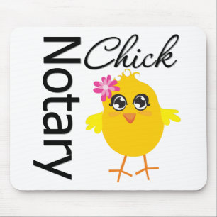 Notary Chick Mouse Pad