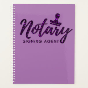 Notary Dark Purple Planner