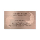 Notary Loan Agent Rose Gold Brushed Metal Quill