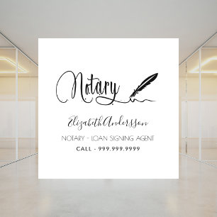 Notary loan signing agent black