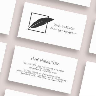 Notary Loan Signing Agent Business Card