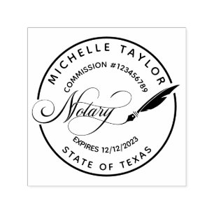 Notary Loan Signing Agent Professional Modern Rubb Self-inking Stamp