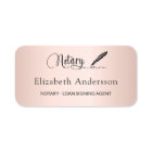Notary loan signing agent rose gold magnetic