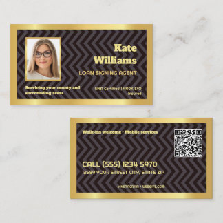 🏛️ Notary Loan Signing Custom QR Business Card