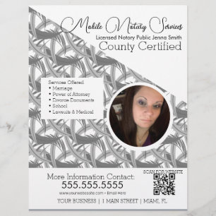 Notary Mobile Services Photo QR FLYER C