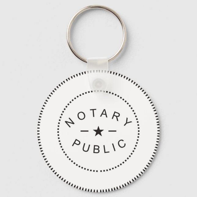 NOTARY PUBLIC ACCESSORIES KEY RING (Front)