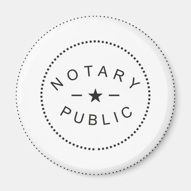NOTARY PUBLIC ACCESSORIES MAGNET (Front)