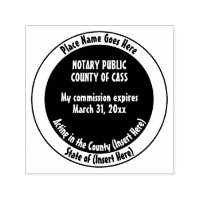 Notary Public commission expiry date state county