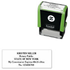 Notary Public Five Line Customisable