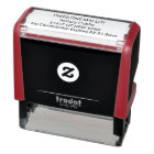 Notary Public Four Line Customisable  Self-inking