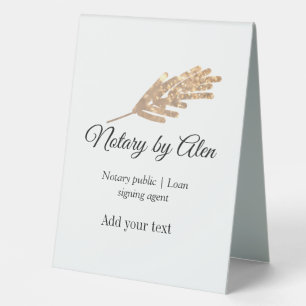 Notary public Loan signing agent add name address 