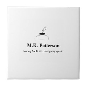 notary public loan signing agent add name address ceramic tile