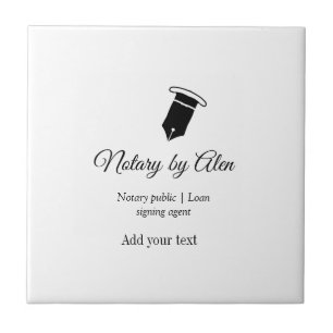 Notary public Loan signing agent add name address Ceramic Tile