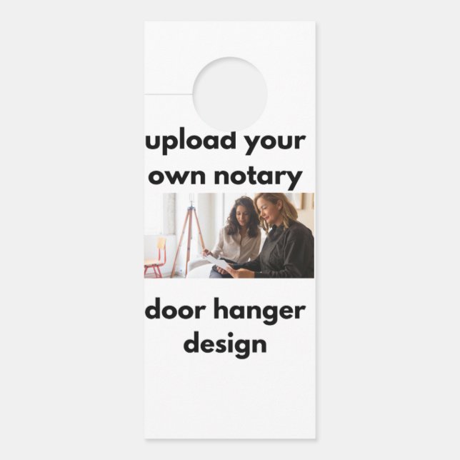 Notary Public Marketing Business  Door Hanger (Front)