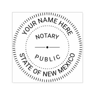 Notary Public New Mexico Self-inking Stamp