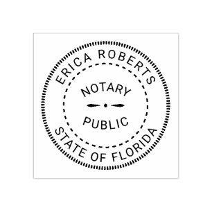 Notary Public Rubber Stamp