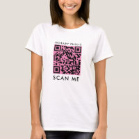 Notary Public 'Scan Me' pink and black QR Code 