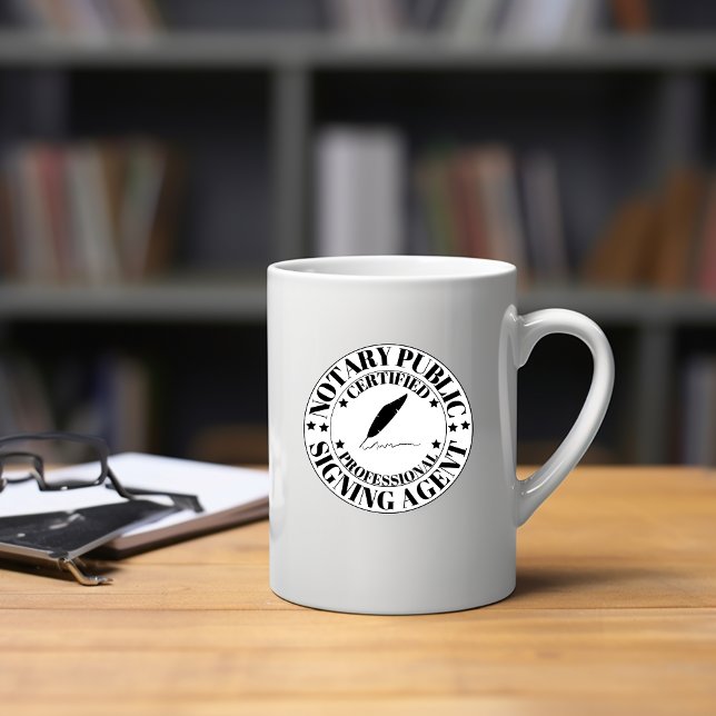 Notary Public Signing Agent Mug (Creator Uploaded)