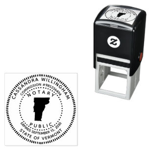 Notary Public Vermont Self-inking Stamp
