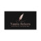 Notary Signing Agent Chic Rose Gold Quill Logo