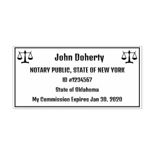 Notary Stamp Easy to Read Right For You   Comm. #
