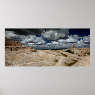 Notch Trail, Badlands National Park, South Dakota Poster