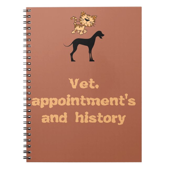 Note book for pets. (Front)