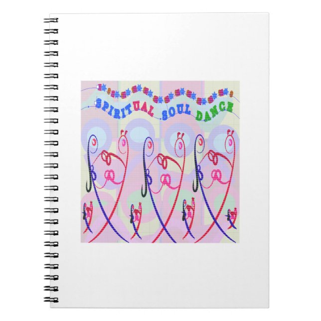 Note Book Silver Sparkle SPIRITUAL SOUL DANCE (Front)