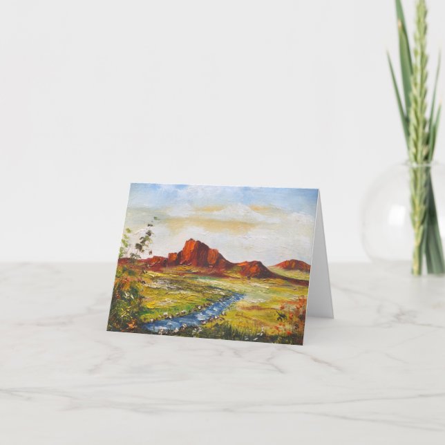 Note Card Ann Hayes Painting Mushroom (Front)