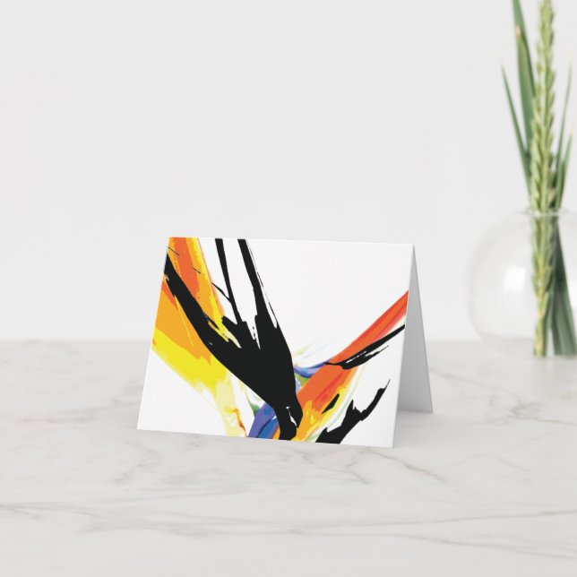 Note Card_Bird of Paradise art Card (Front)