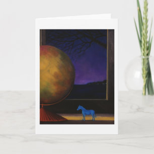 Note Card: "Blue Horse" Card