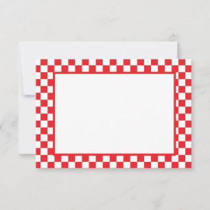 Note Card-Checkers Card