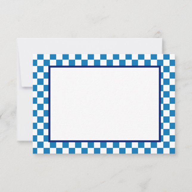 Note Card-Checkers Card (Front)
