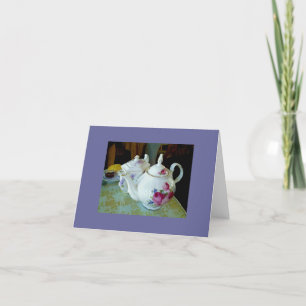 note card - English teapots