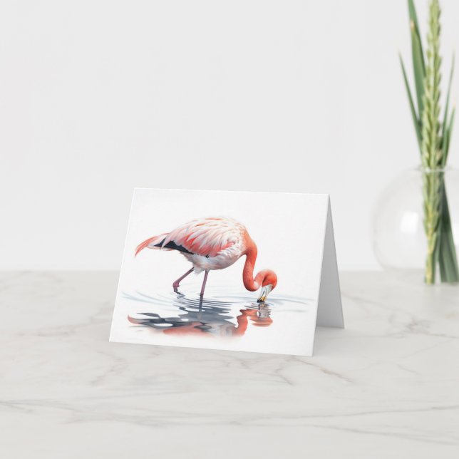 Note Card Flamingo (Front)