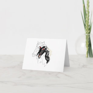 Note Card Horse within
