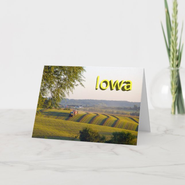Note Card - Iowa (Front)