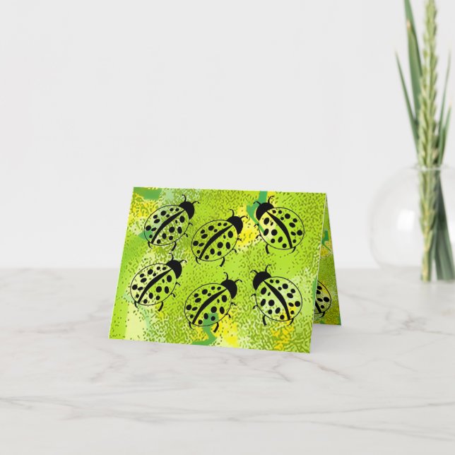 Note Card : Ladybugs (Front)