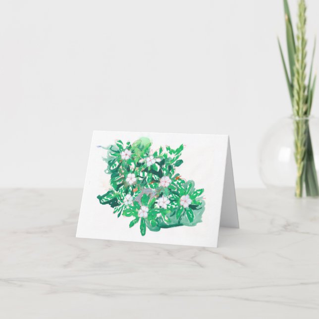 Note Card: "Periwinkle" Card (Front)