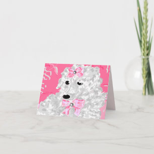 Note Card / Poodle