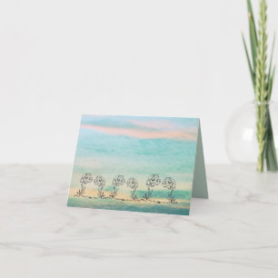 Note Card  Spring Feelings .